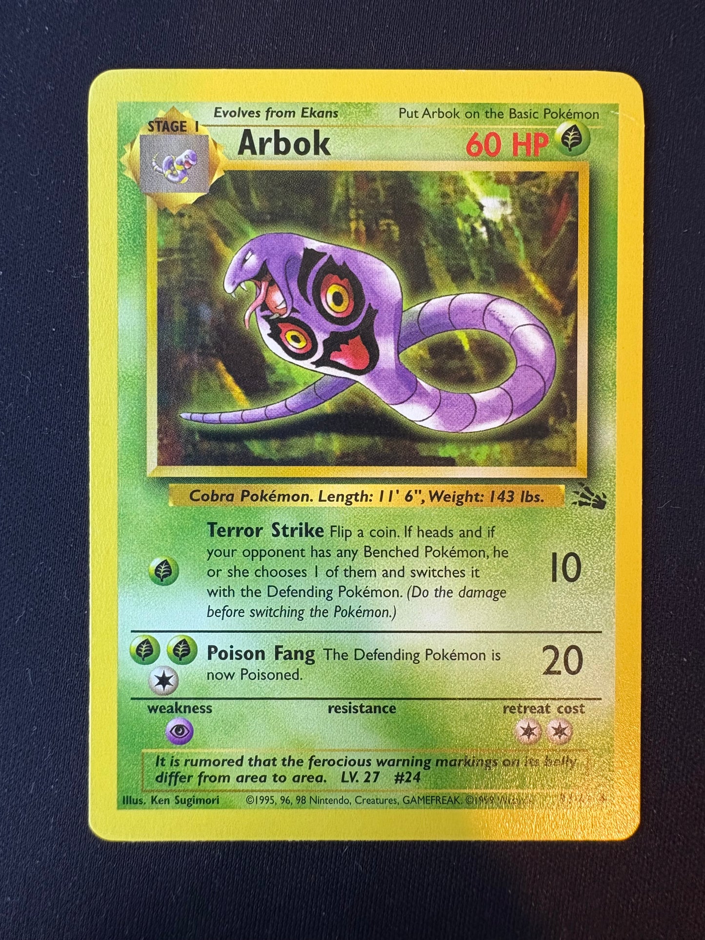 Fossil Arbok