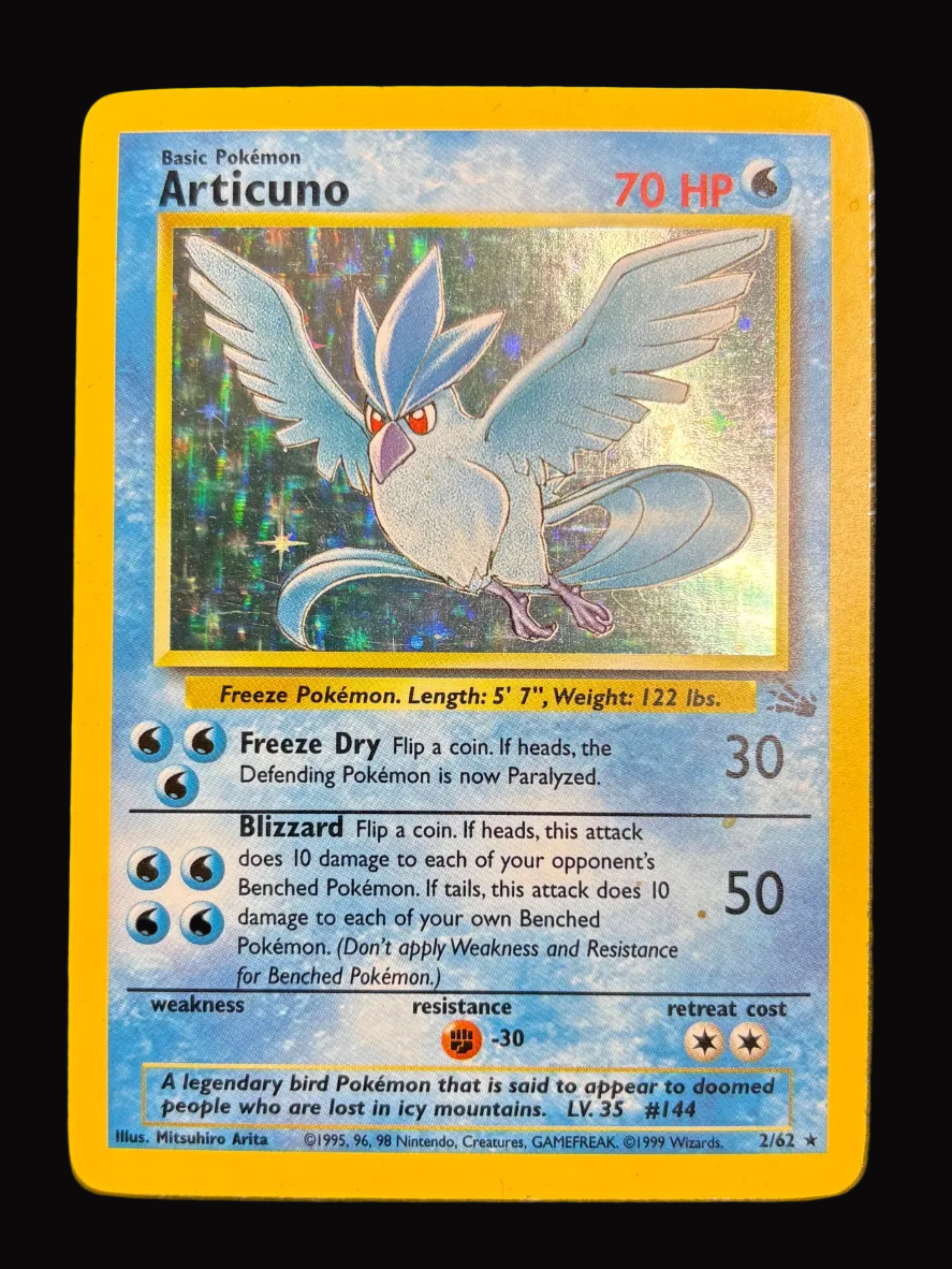 Fossil Articuno Holo – PokeGirlJenni