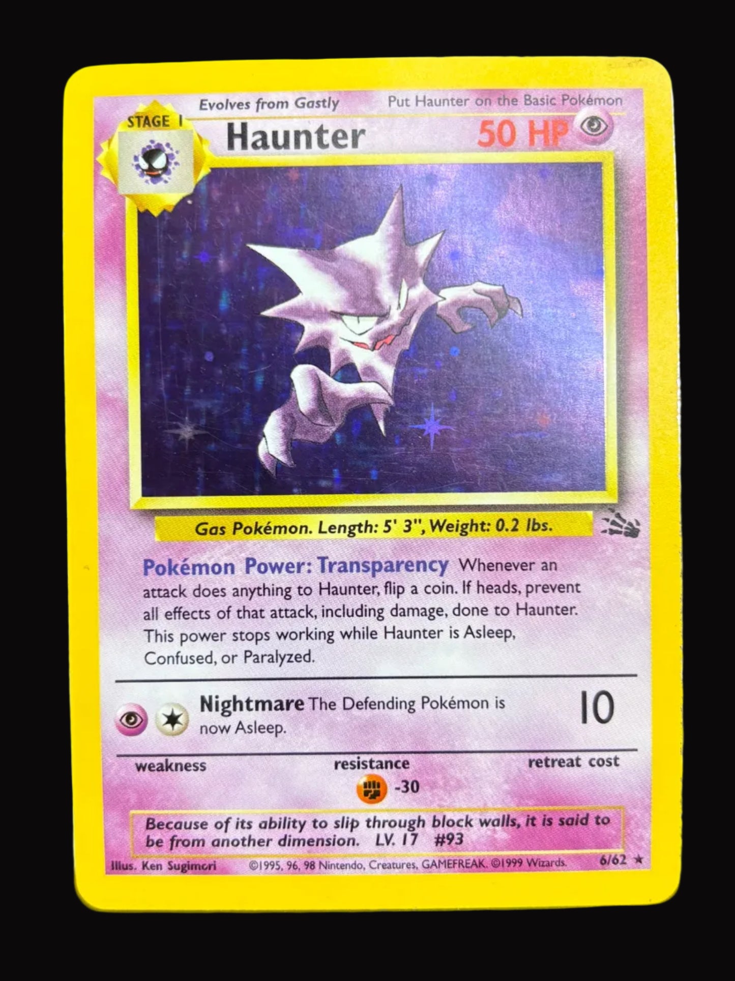 Fossil Haunter Holo