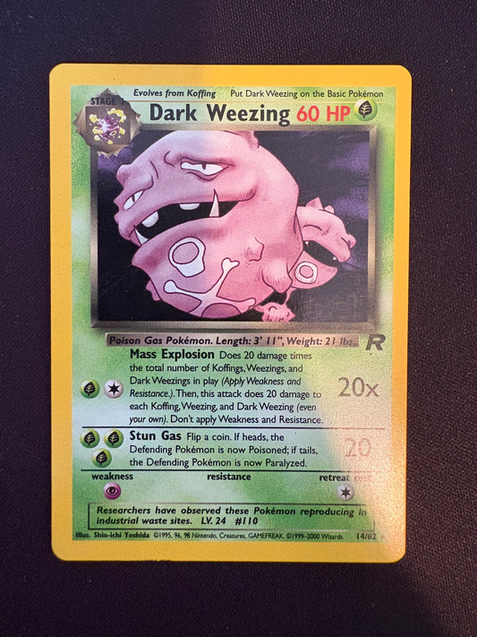 Rocket Dark Weezing Holo