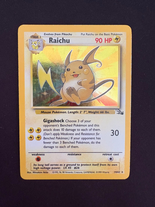 Fossil Raichu Holo
