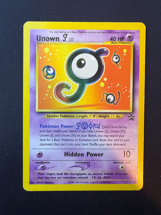 Promo Unown J No.38
